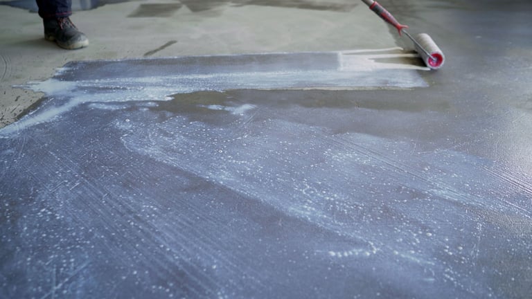 Custom Metallic Epoxy Floor - Downtown Sarasota